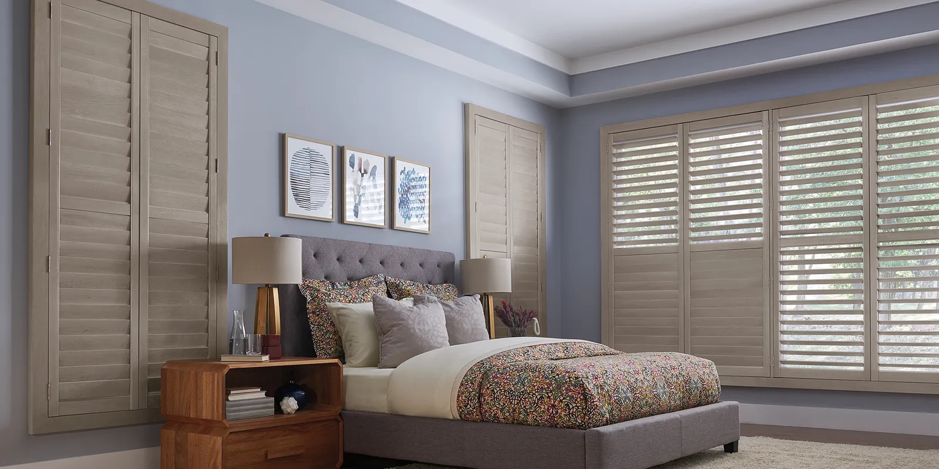 Graber shutters for bedroom | T And H Floor Store